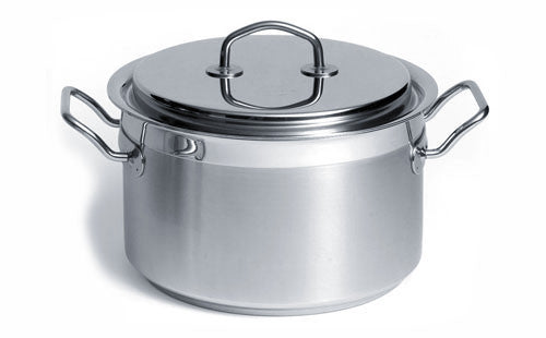 Silga Teknika Italian 18/10 Stainless-Steel set of 2 Casserole Cookware w/  Lids