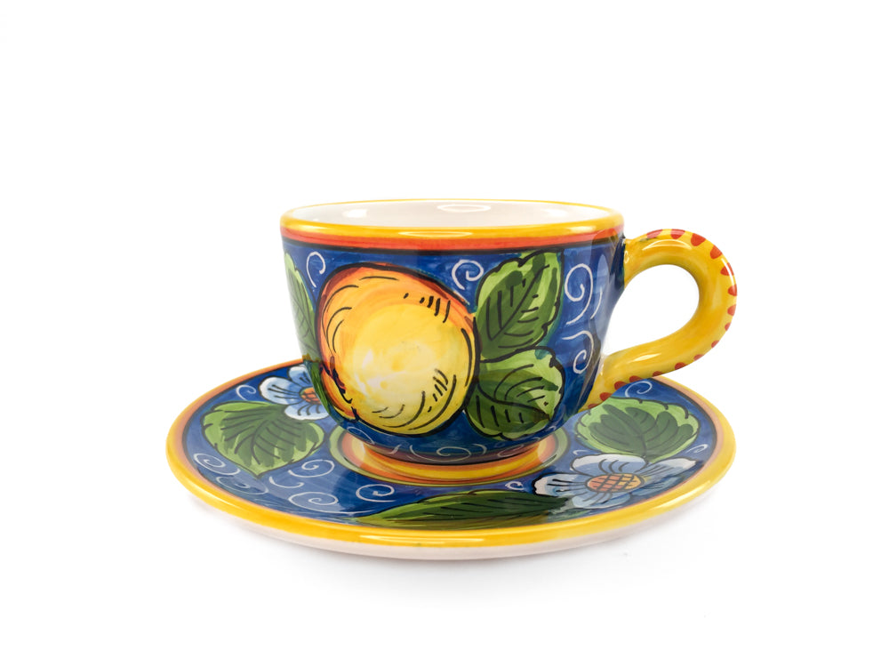 Fun Fervent European Glazed Starry Ceramic Coffee Cup Kabucino