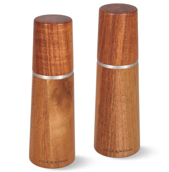 Cole & Mason Marlow Acacia Wood Pepper/Salt Mills Set