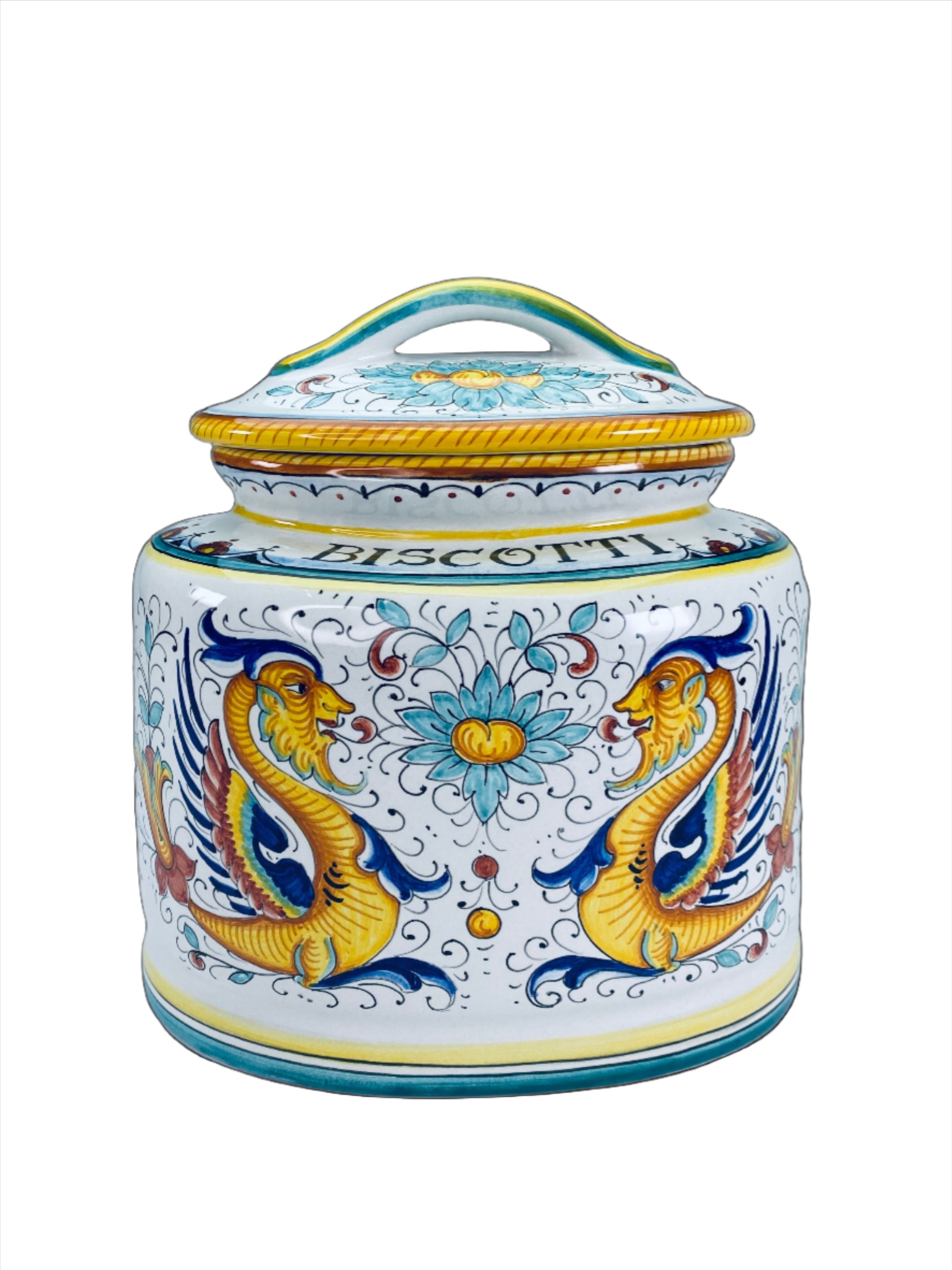 Gialletti & Pimpinelli Raffaellesco Oval Biscotti Jar