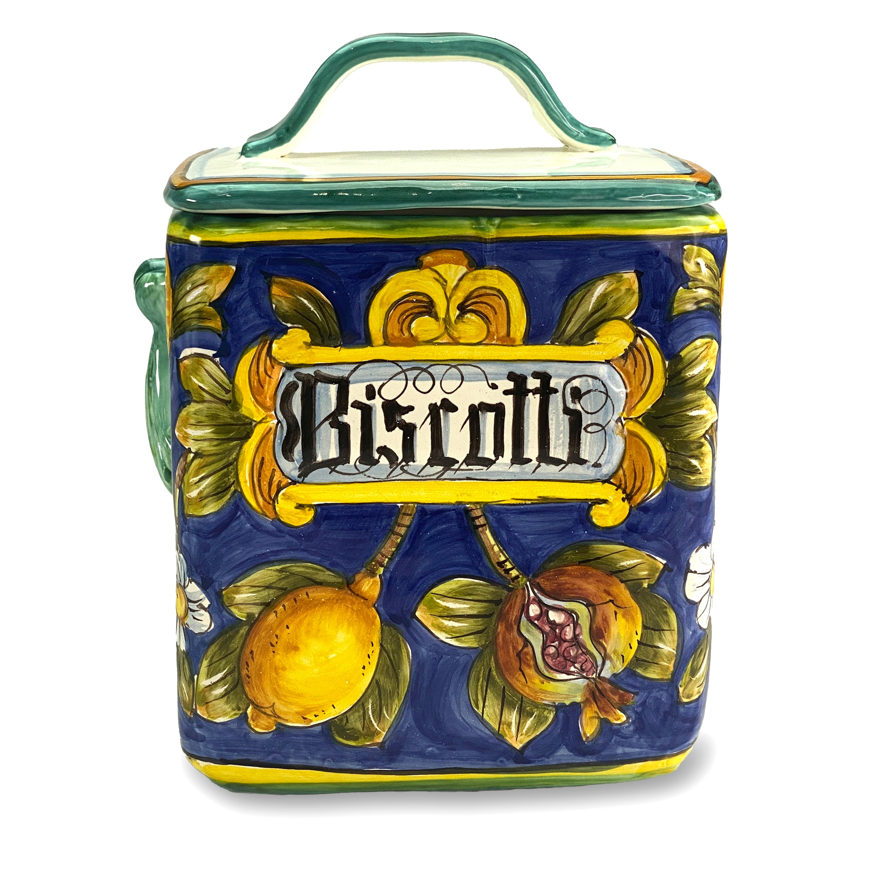 IMA Mixed Fruits Square Biscotti Jar (27cm)