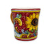 Borgioli - Sunflower on Red Mug