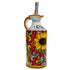 Borgioli - Sunflower on Red Oil Cruet 15cm (5.9")