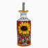 Borgioli - Sunflower on Red Oil Cruet 15cm (5.9")