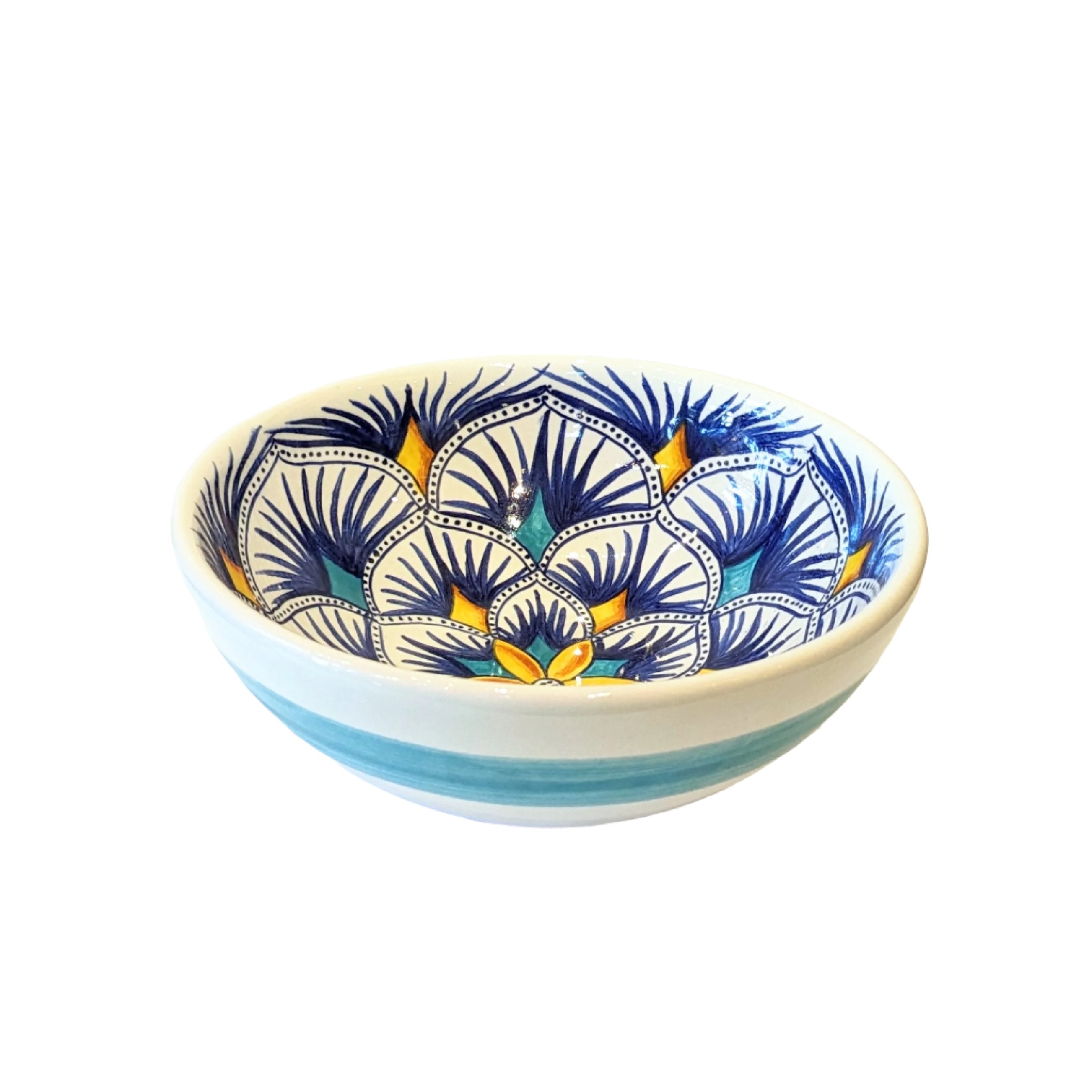 Gialletti & Pimpinelli Peacock Dessert Bowl