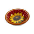 Borgioli - Sunflower on Red Pinzimonio Bowl 10cm (3.9")