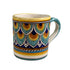 Sberna Geometric Peacock Aqua Regular Mug