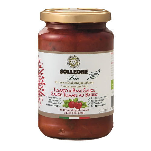 Solleone Bio Tomato & Basil Sauce