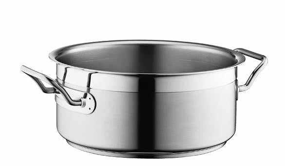  Italian 18/10 Stainless Steel Braiser Baking Pan with Dome Lid  36cm (14 3/8), Compatible with Silga Milano: Home & Kitchen